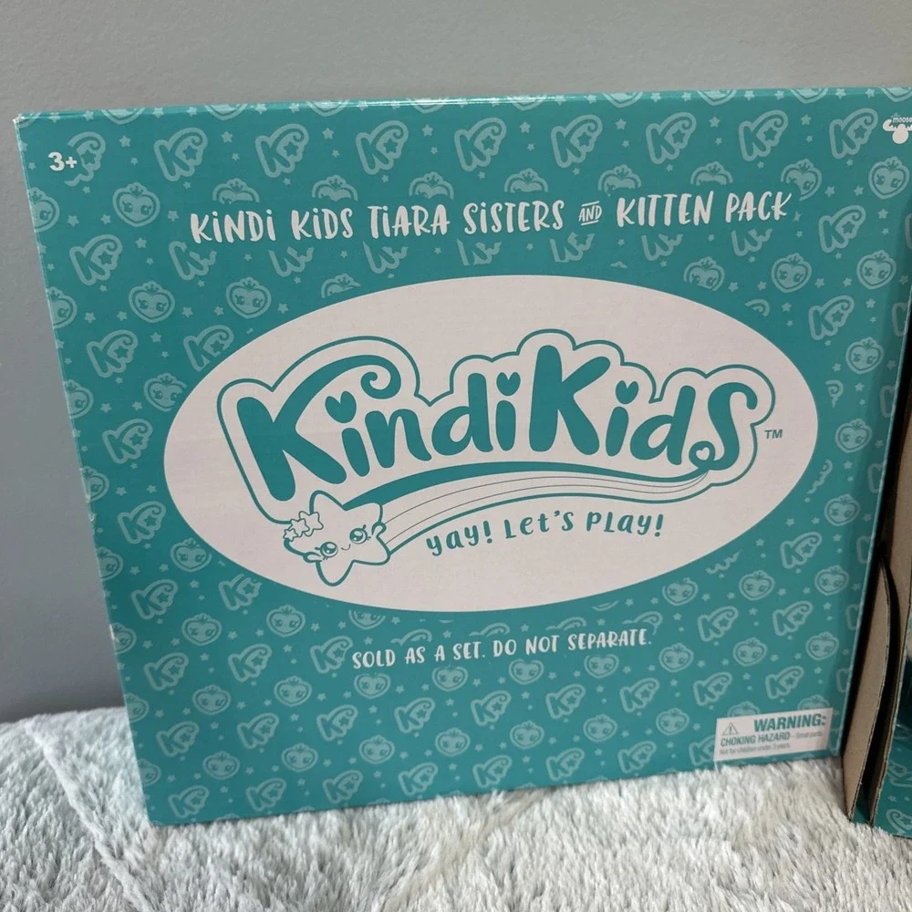Kindi Kids Tiara Sisters And Kitten Pack  New In Box‎